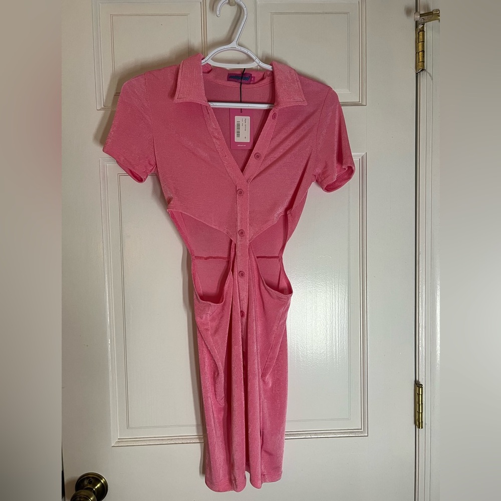 Edikted pink mini dress